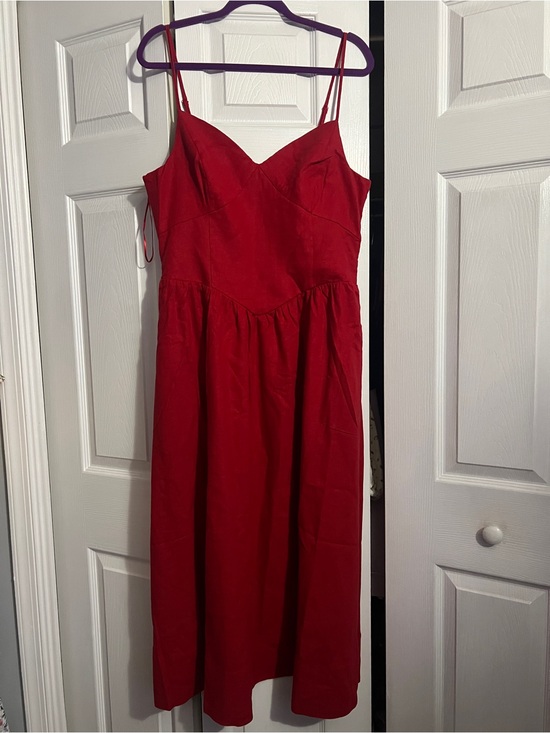 Christian Lacroix Dresses & Skirts - Christian Lacroix Red Spaghetti Strap Maxi Dress